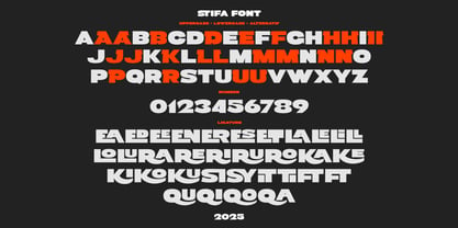 Stifa Font Poster 8
