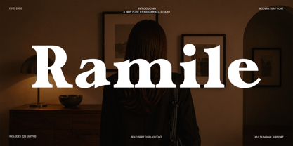 Ramile Font Poster 1