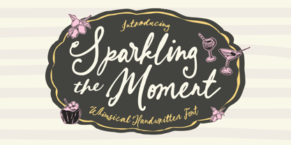 Sparkling Moment Font Poster 1