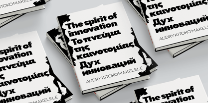 Aukim II Distort Font Poster 4