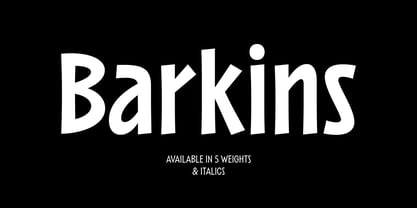 Barkins Font Poster 1