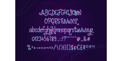Tiasa Hurung Font Poster 2