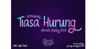 Tiasa Hurung Font Poster 1