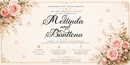 Anoretha Sweet Italic Font Poster 3