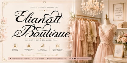 Anoretha Sweet Italic Font Poster 5