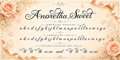 Anoretha Sweet Italic Font Poster 8