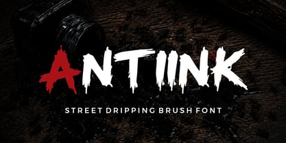 Antiink Font Poster 1