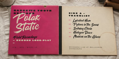 Dayset Script Font Poster 5
