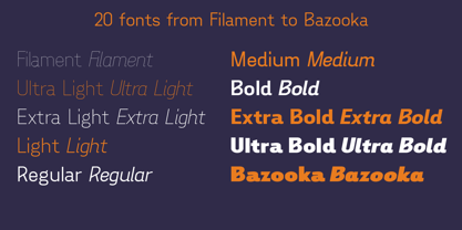 Aconit Variable Font Poster 2