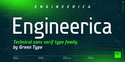 Engineerica Font Poster 1