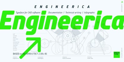 Engineerica Font Poster 2