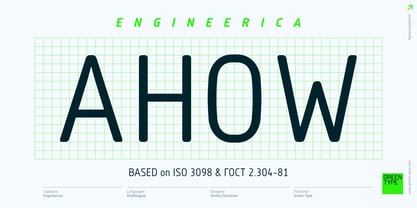 Engineerica Font Poster 11