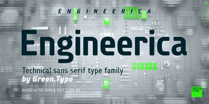 Engineerica Font Poster 4
