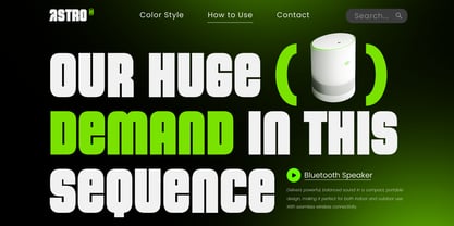 Manow Font Poster 8