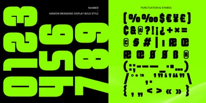 Manow Font Poster 11
