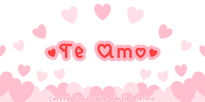 Cereza Chocolate Font Poster 6