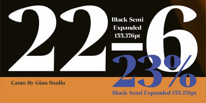 Canto Font Poster 10