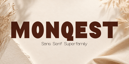 Monqest Font Poster 1