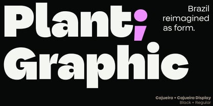 Cajueira Font Poster 10
