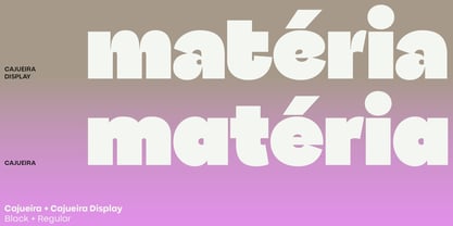 Cajueira Font Poster 6