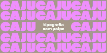 Cajueira Font Poster 8