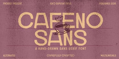 Cafeno Font Poster 1
