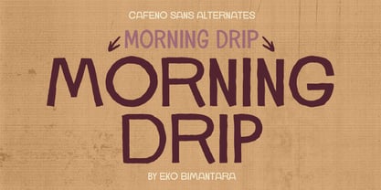 Cafeno Font Poster 8