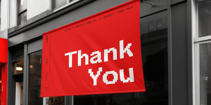 Quebit Font Poster 14