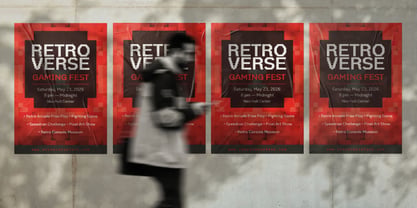 Quebit Font Poster 13