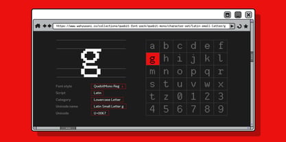 Quebit Font Poster 5