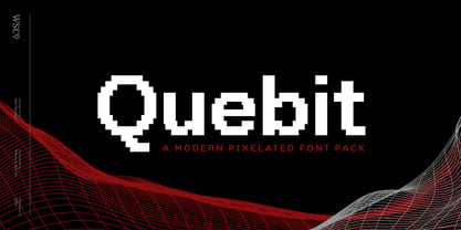 Quebit Font Poster 1