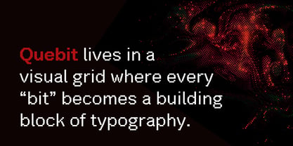 Quebit Font Poster 2
