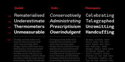 Quebit Font Poster 4