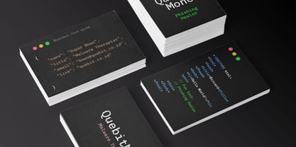 Quebit Font Poster 12