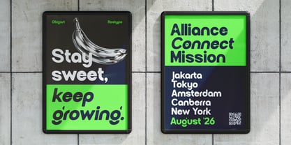Obigart Font Poster 5