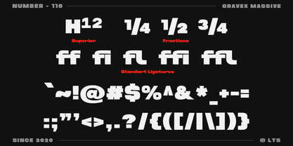 Gravex Massive Font Poster 13