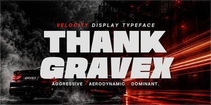 Gravex Massive Font Poster 14