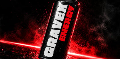 Gravex Massive Font Poster 4
