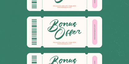 Sanita Yughi Font Poster 4