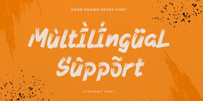 Stroomy Font Poster 12