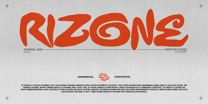 Rizone Font Poster 1