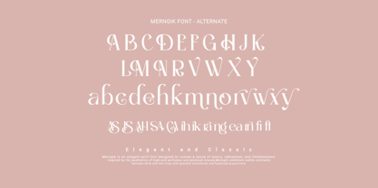 Merngik Font Poster 5