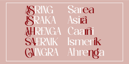 Merngik Font Poster 7