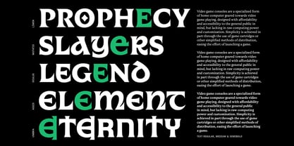 Dargon Text Font Poster 4
