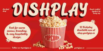 YJ Dishplay Font Poster 1