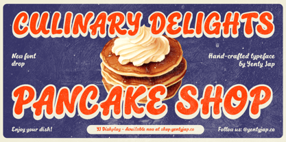 YJ Dishplay Font Poster 2