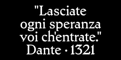Medieval Font Poster 5