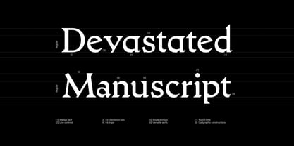Medieval Font Poster 3