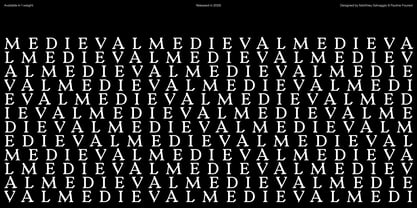 Medieval Font Poster 1