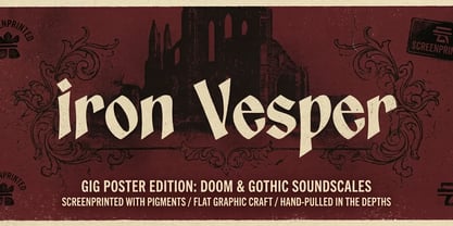 Deadbeat Font Poster 12